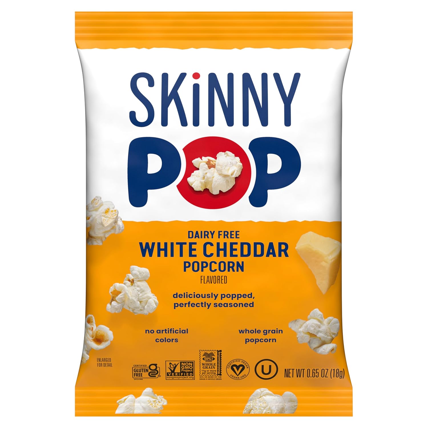 SkinnyPop_Popcorn,_White_Cheddar,_Whole_Grain,_Dairy-Free_Snack,_0.65oz_Bags_(6ct)