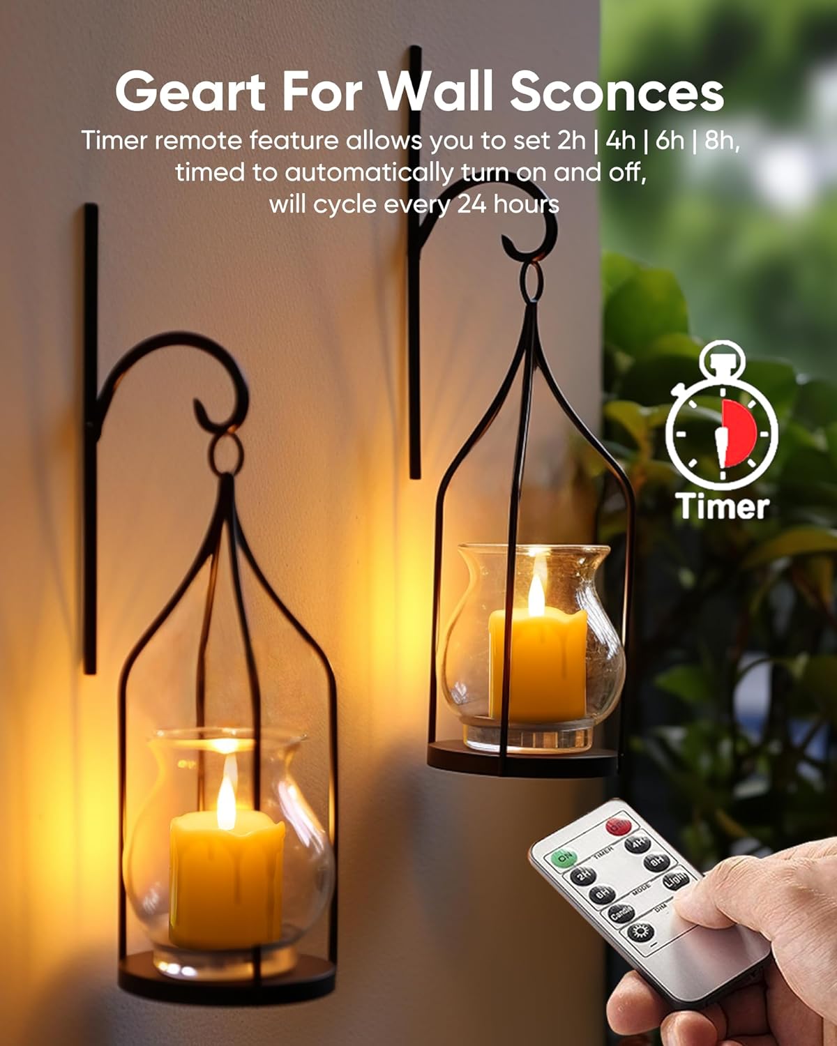 Homemory_2"_x_2"_Timer_Remote_Control_Flickering_Flameless_Votive_Candles,_Realistic_Battery_Operated,_6Pack_3D_Wick_Electric_Fake_for_Christmas,_Wedding,_Home_Decorations