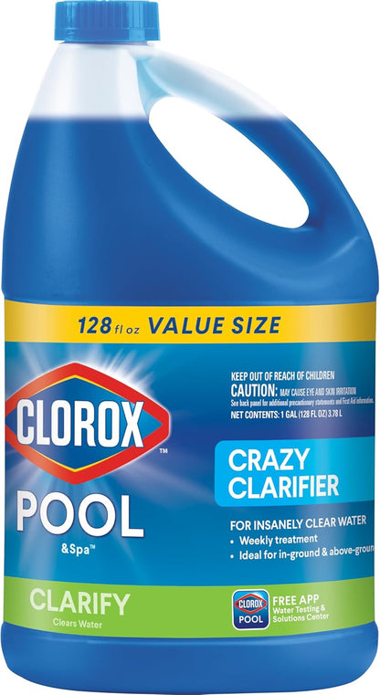 Clorox®_Pool&Spa™_Swimming_Pool_Crazy_Clarifier,_Creates_Crystal_Clear_Pool_Water,_128_Fl_Oz_(Pack_of_1)