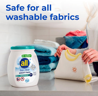 All_Mighty_Pacs_Laundry_Detergent_Free_Clear_Odor_Relief,_Tub,_56_Count