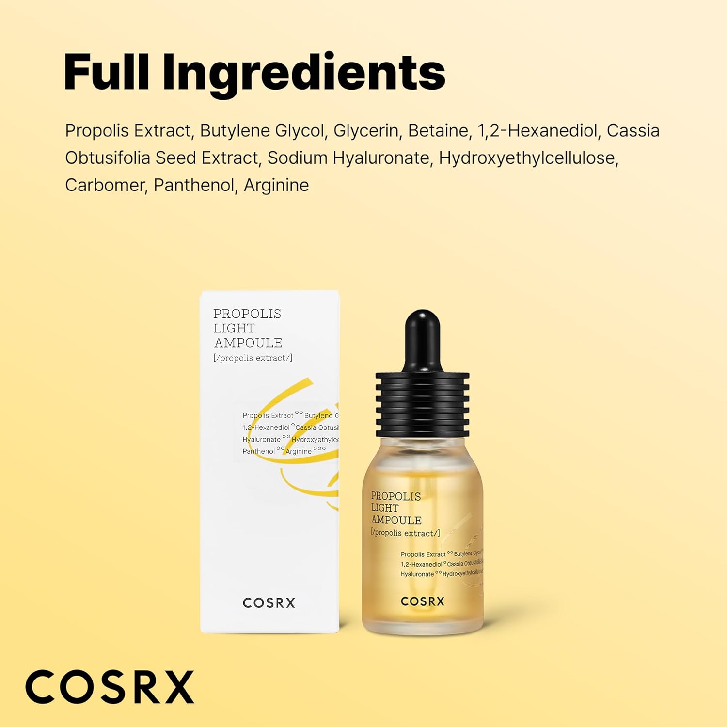 COSRX_Propolis_Ampoule,_Glow_Boosting_Serum_for_Face_with_73.5%_Propolis_Extract,_1.01fl.oz/30ml,_Hydrating_Essence_for_Sensitive_Skin,_Fine_Lines,_Uneven_Skintone,_Korean_Skincare