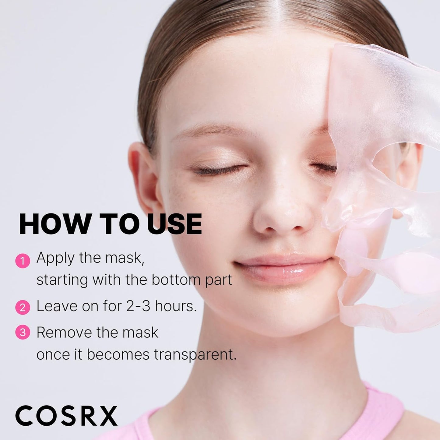 COSRX_Pink_Peptides_Collagen_Lifting_Glow_Hydrogel_Face_Masks_Skincare_3_EA,_Collagen_Face_Mask,_Travel_Essentials,_Overnight_Face_Mask,_Korean_SkinCare