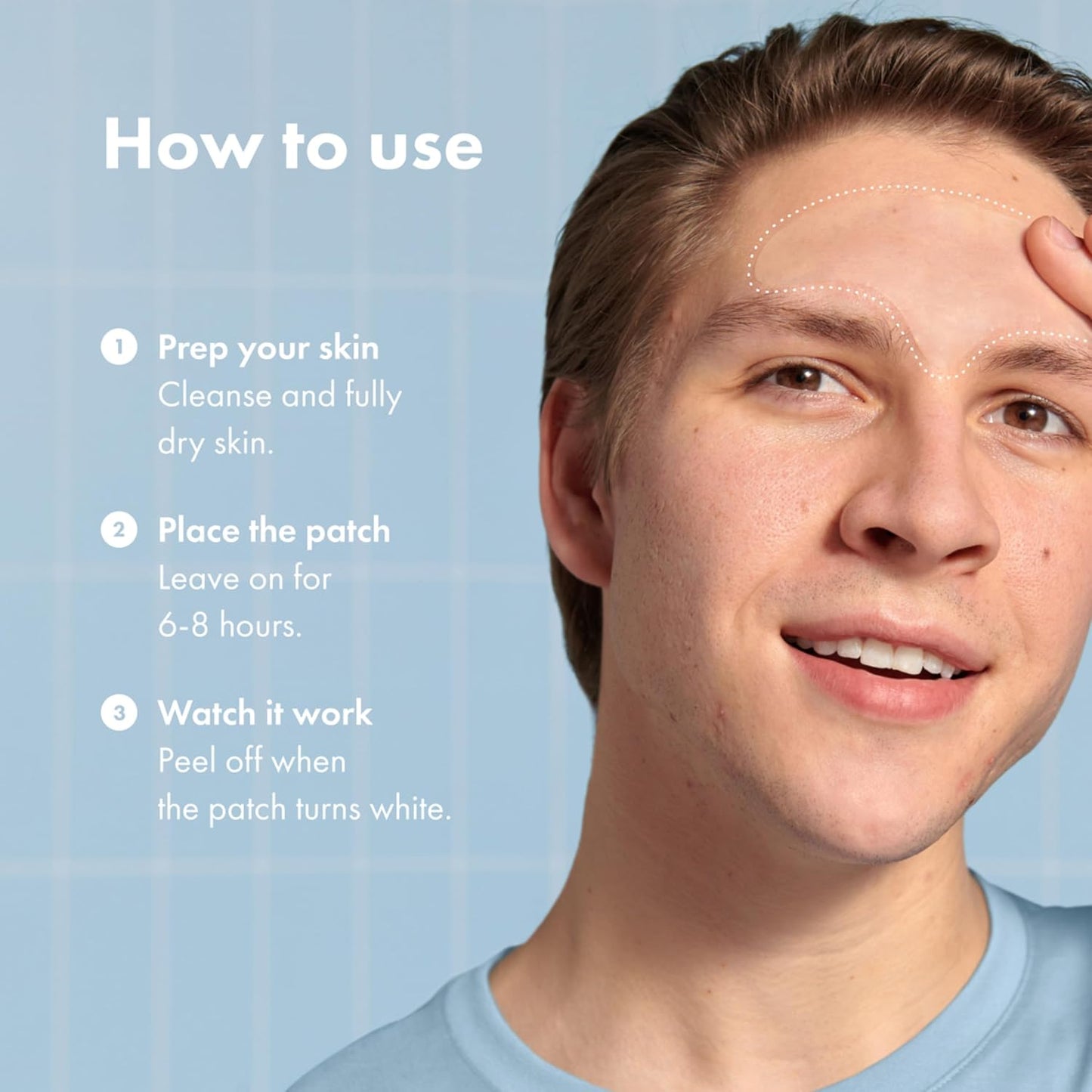 Hero_Cosmetics_Mighty_Patch™_Forehead_Patch_-_Hydrocolloid_Acne_Pimple_Patch,_Contoured_to_Cover_Larger_Area_of_Zits_and_Blemishes_-_Drug-Free_and_Suitable_for_Sensitive_Skin_(5_Count)
