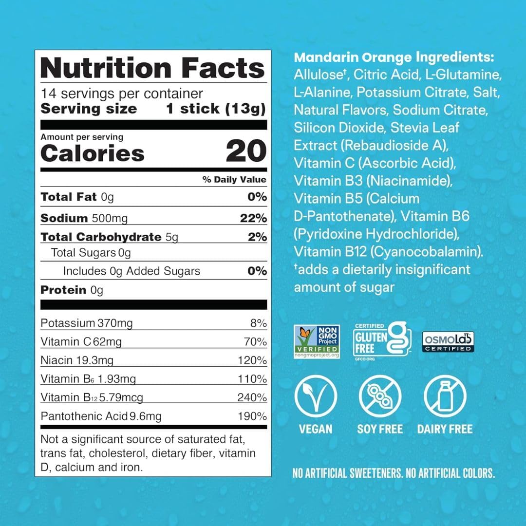 Liquid_I.V.®_Hydration_Multiplier_Sugar_Free_-_Mandarin_Orange_|_Electrolyte_Powder_Drink_Mix_|_1_Pack_(14_Servings)