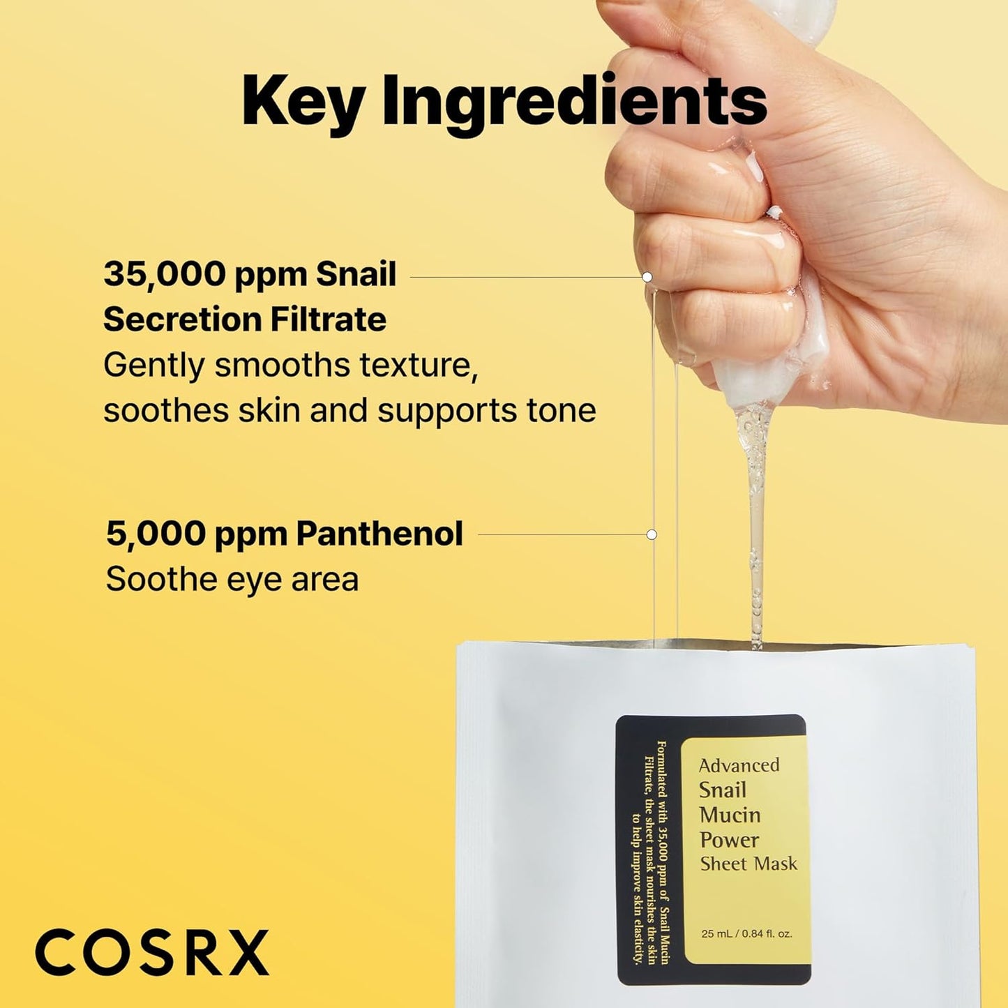 COSRX_Snail_Mucin_Sheet_Mask_10_EA_with_Snail_Mucin_Serum,_Self_Care,_Face_Masks_for_Dry,_Sensitive_Skin,_Not_Tested_on_Animals,_No_Parabens,_No_Sulfates,_Korean_Skin_Care
