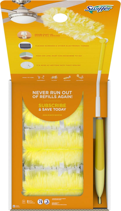 Swiffer_Duster_Kit_with_3_ft_Extendable_Handle,_Heavy_Duty_Dusting_Starter_Kit_with_12_Refills,_for_Ceiling_Fans,_Vents_and_Hard_to_Reach_Places