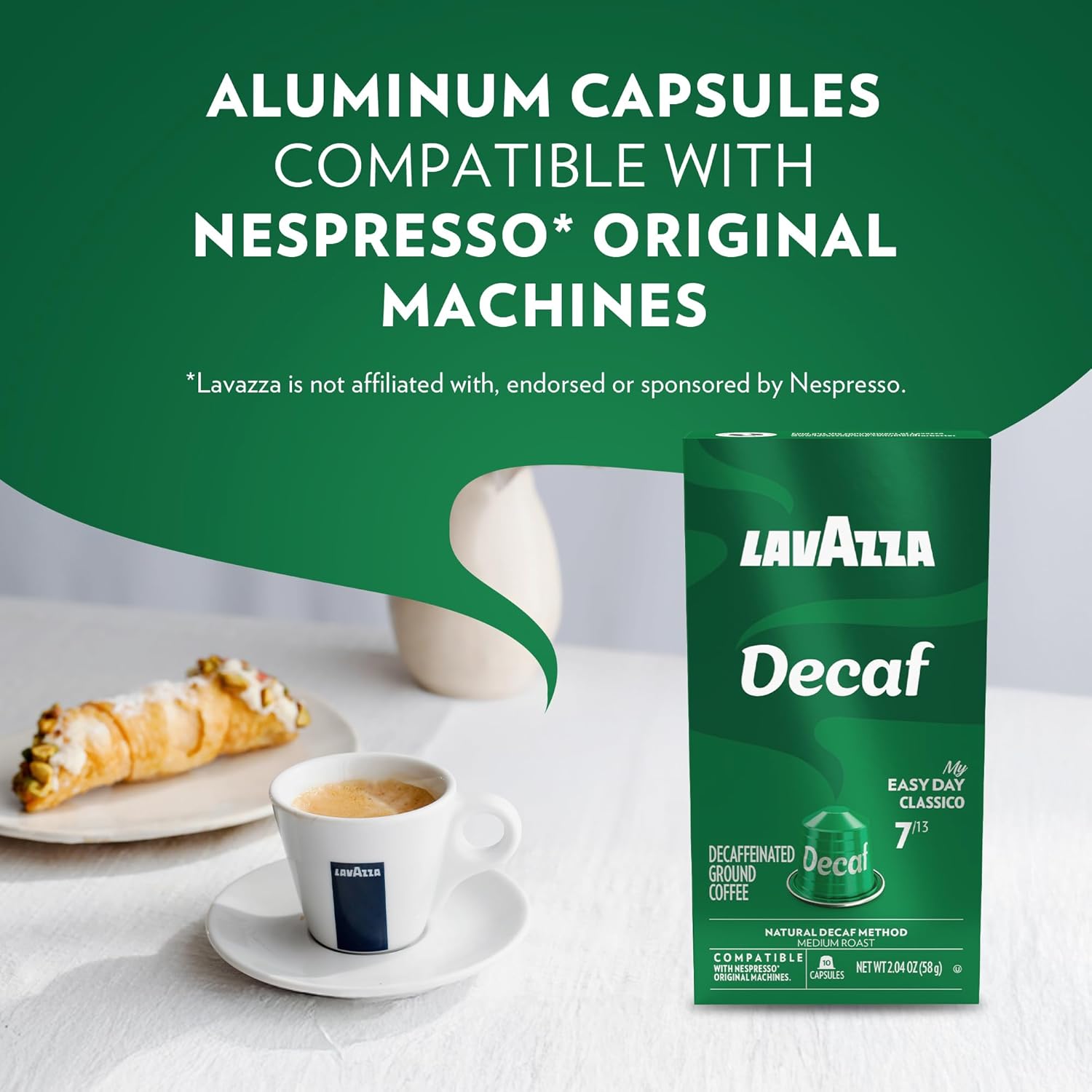 Lavazza_Espresso_Maestro_Decaf_(DEK)_Aluminum_Capsules_Compatible_with_Nespresso*_Original_Machines,_Medium_Espresso_Roast,_Arabica_and_Robusta_Blend_(60_Capsules)_-_Packaging_May_Vary