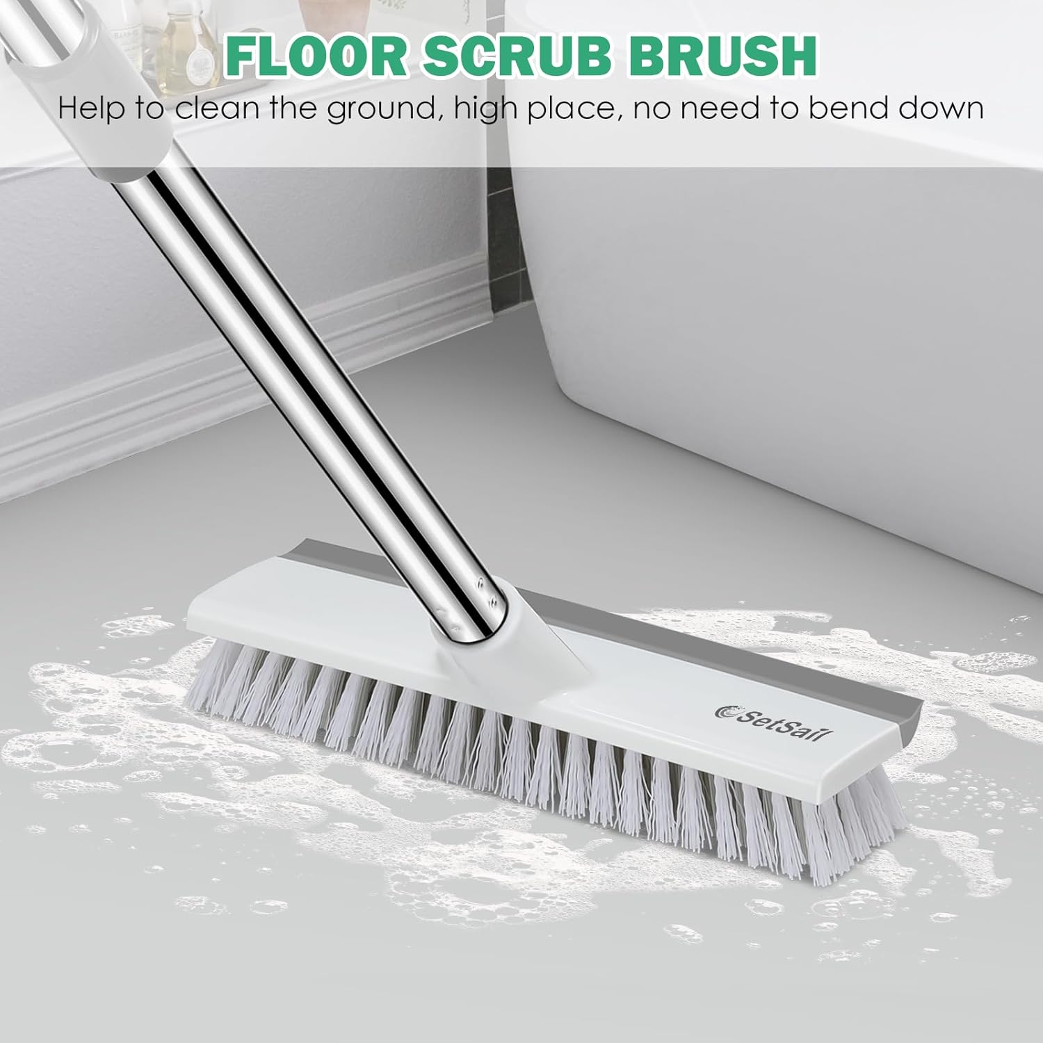 SetSail_Floor_Scrub_Brush_with_51-Inch_Long_Adjustable_Handle_2_in_1_Scrape_Brush_Stiff_Bristle_Floor_Scrubber_for_Cleaning_Shower_Bathroom_Garage_Kitchen_Wall_Deck_Tub_Tile