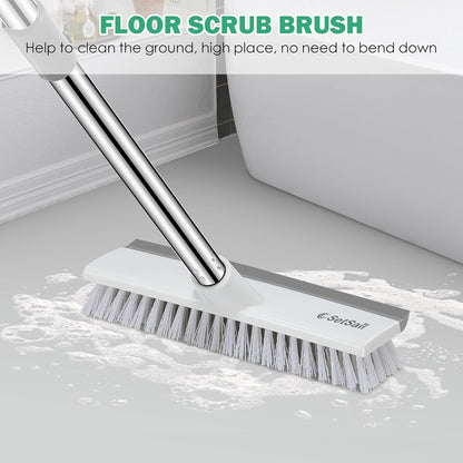 SetSail_Floor_Scrub_Brush_with_51-Inch_Long_Adjustable_Handle_2_in_1_Scrape_Brush_Stiff_Bristle_Floor_Scrubber_for_Cleaning_Shower_Bathroom_Garage_Kitchen_Wall_Deck_Tub_Tile