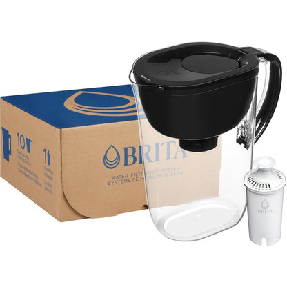 Brita_Large_Water_Filter_Pitcher_for_Tap_and_Drinking_Water_with_SmartLight_Change_Indicator,_Includes_1_Standard_Filter,_BPA-Free,_Lasts_2_Months,_10-Cup_Capacity,_Stretch_Limo_Black