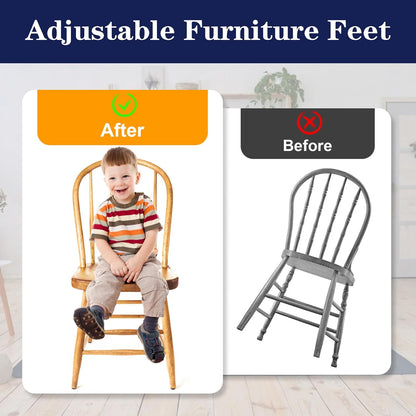 1/4"_Thread_Furniture_Feet_Levelers,_12_PCS_Adjustable_Furniture_Feet_Threaded_Screw_in,_Leveling_Feet_Screw_On_Furniture_Glide_Leveling_for_Table,_Cabinets,_Chairs,_Stool_Legs