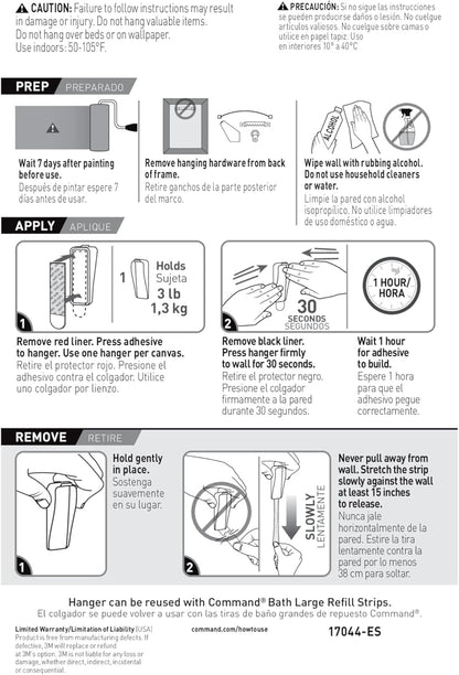 Command_Large_Canvas_Hangers,_3_Canvas_Hangers_and_4_Command_Strips,_Damage-Free_Hanging_Sawtooth_Frames,_No_Tools_Wall_Hooks_for_Home_Decor,_Holds_up_to_3_lb_18"x24"_Canvas