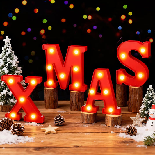 XMAS_Christmas_Light_Up_Letter_Table_Decorations,_LED_Marquee_Lights_Sign_for_Indoor_Outdoor_Home_Bedroom_Fireplace_Bar_Xmas_Party_Decor