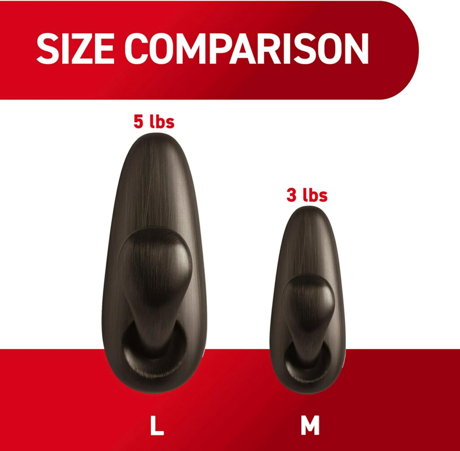 Command_5_lb_Large_Oil_Rubbed_Bronze_Metal_Hooks,_2_Coat_Hooks_and_4_Strips,_Damage-Free_Hanging_with_Adhesive,_Forever_Classic_Great_for_Christmas_Decorations