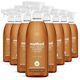 Method Daily Hardwood Cleaner, Almond, Cleans Shelves, Tables and Other Wooden Surfaces While Removing Dust & Grime, 28 Fl Oz