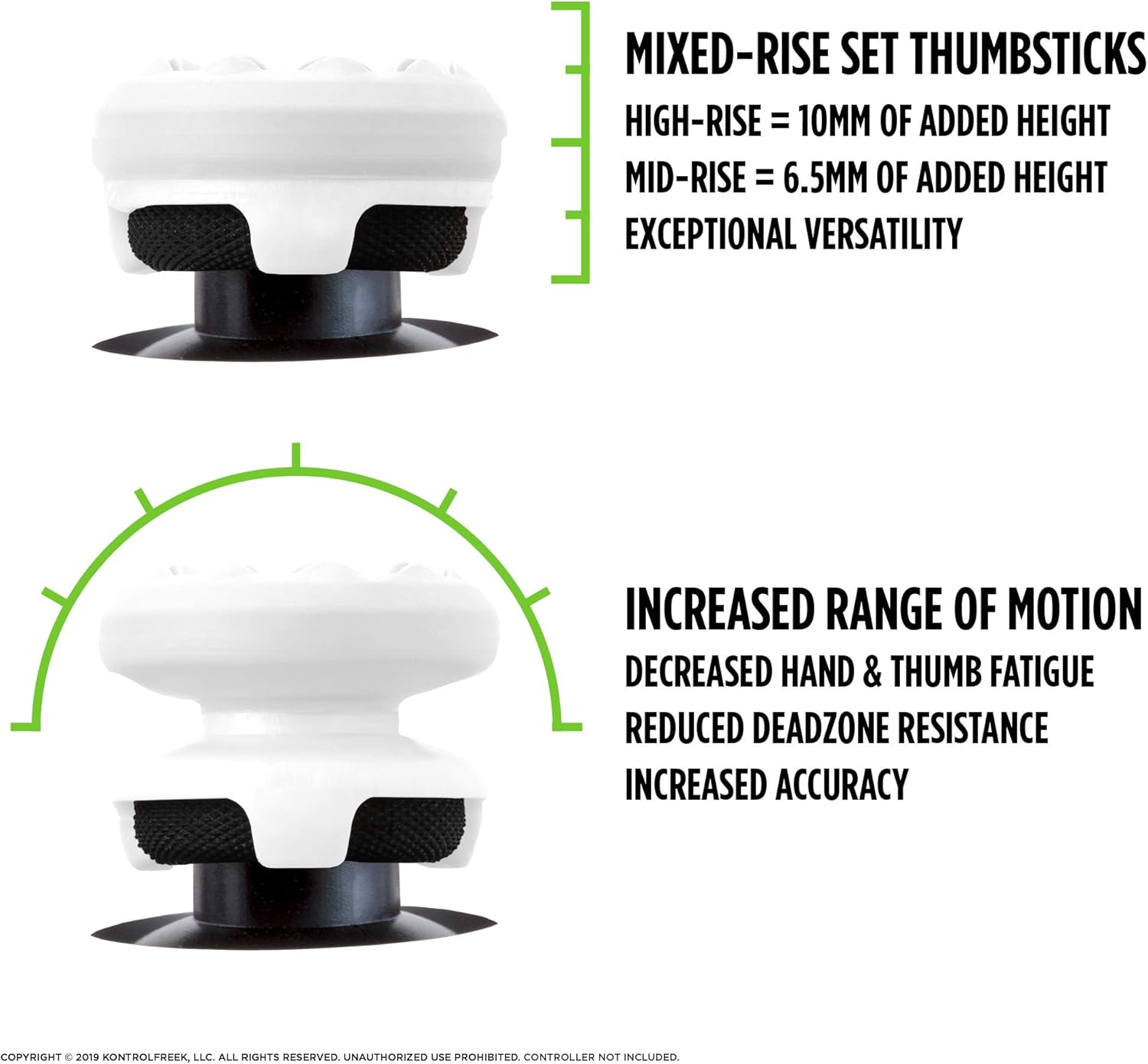 KontrolFreek_FPS_Freek_Galaxy_White_for_Xbox_One_and_Xbox_Series_X_Controller_|_Performance_Thumbsticks_|_1_High-Rise,_1_Mid-Rise_|_White