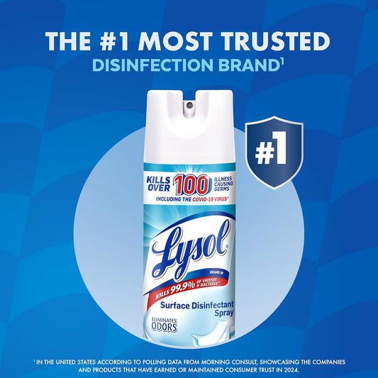 Lysol_Disinfectant_Spray,_Household_Essential_Cleaning_Supplies,_Multi-Purpose_Room_Spray,_Antibacterial_Sanitizer_Spray,_Upholstery_Deodorizer,_Home_and_Bathroom,_Crisp_Linen,19_Fl_Oz_(Pack_of_12)