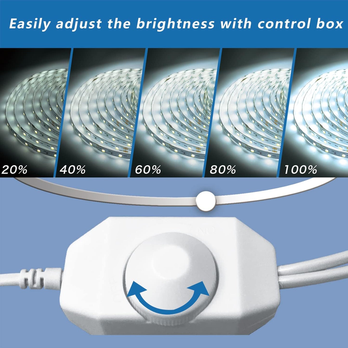 phopollo_White_LED_Strip_Lights,_16.4ft/20FT/25FT/50FT_Dimmable_Daylight_White/Warm_White_Led_Light_Strip,_LEDs_Flexible_Led_Lights_for_Bedroom,_Mirror,_Kitchen_Decoration