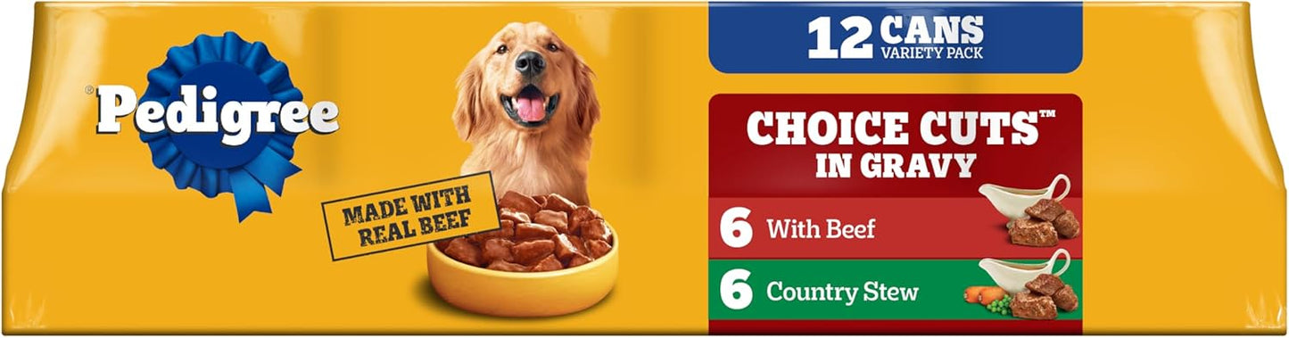 Pedigree_Wet_Dog_Food,_Choice_Cuts_Adult_Canned_Dog_Food,_Beef_&_Country_Stew_Multipack,_13.2_oz._Cans_(12_Count,_Pack_of_1)