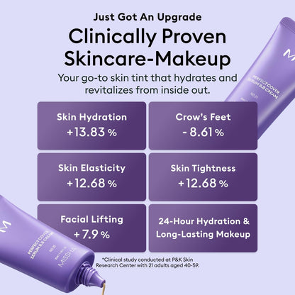 MISSHA_M_PERFECT_COVER_SERUM_BB_CREAM_No.23_Natural_Beige-Light/Medium_with_Cool/Neutral_Undertone,_BB_Cream_by_Cardi_B_Pick,_Skin_Tint,_Tinted_Moisturizer,_Skin_Care_Foundation_Makeup,_1.18_Fl_oz