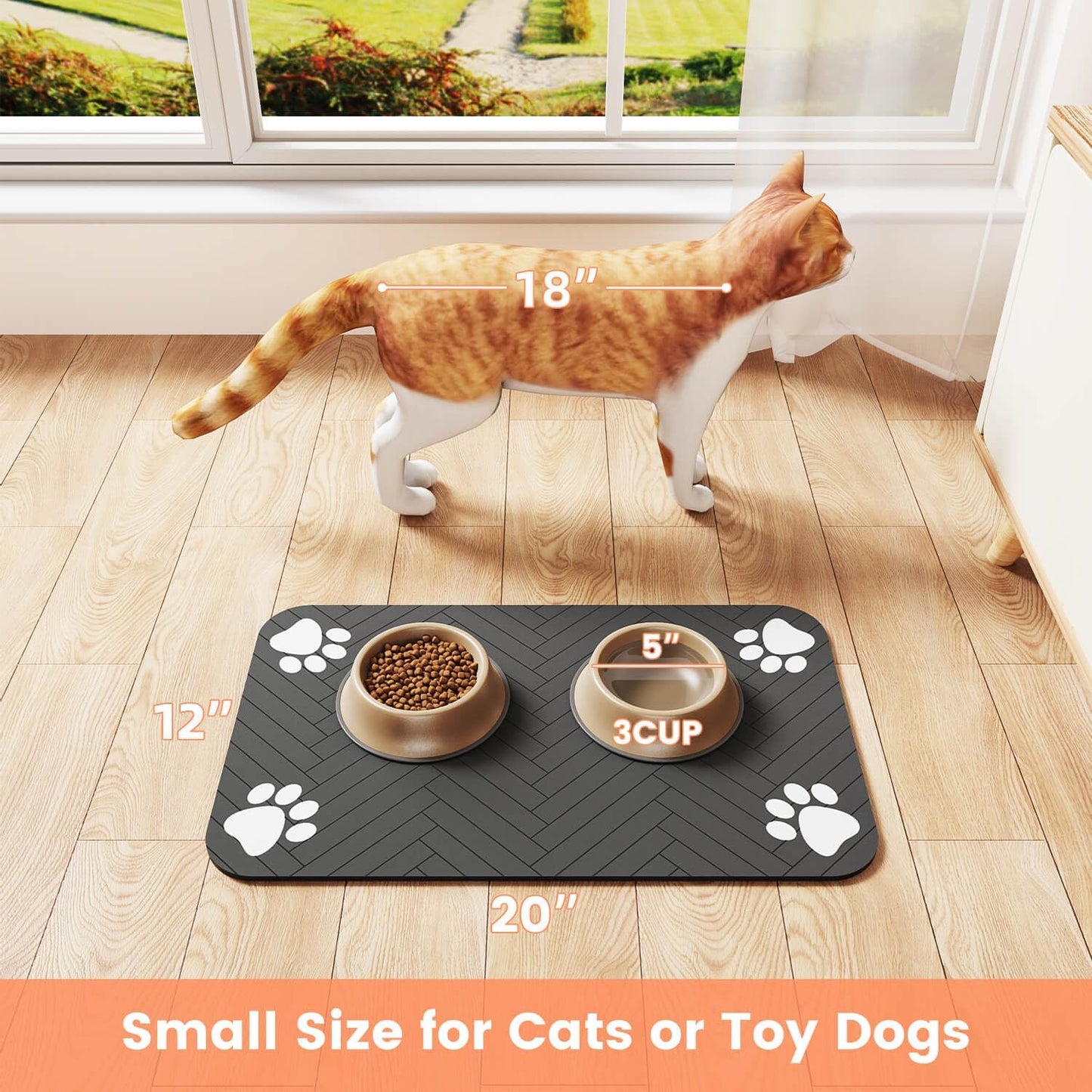 Pet_Feeding_Mat-Absorbent_Pet_Placemat_for_Food_and_Water_Bowl,_with_Waterproof_Rubber_Backing,_Quick_Dry_Water_Dispenser_Mat_for_Dog_and_Cat_(20"x12",_Striped_Dark_Gray)