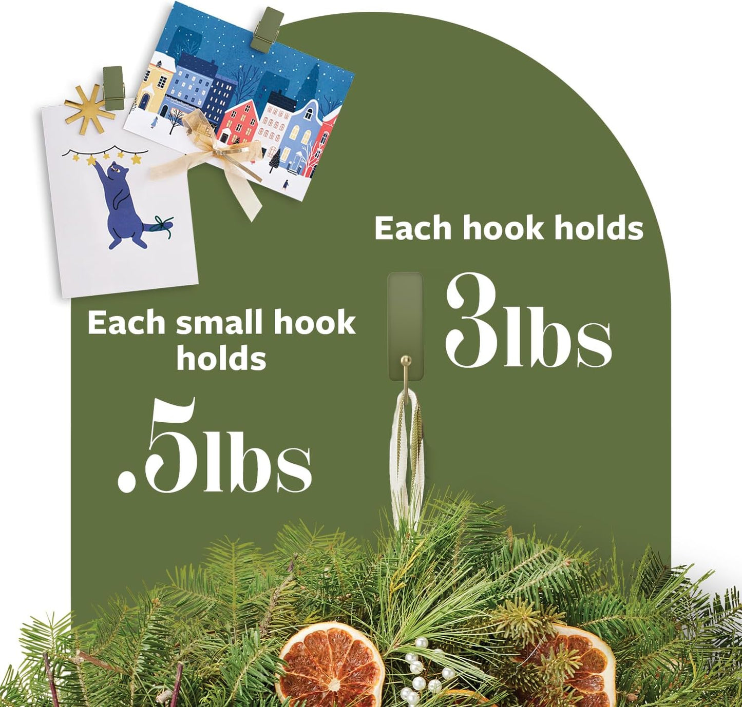 Command_Mixed_Hooks_Pack,_10_Sage_Hooks,_12_Strips_(2_Medium_Hooks,_8_Spring_Clips),_Wall_Hooks_for_Hanging_Christmas_Decorations