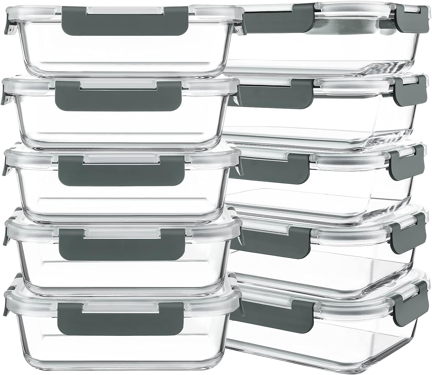 10_Packs_30_oz_Glass_Meal_Prep_Containers,Glass_Food_Storage_Containers_with_Lids,Airtight_Lunch_Bento_Boxes,Microwave,Freezer_and_Dishwasher,Gray