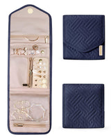 BAGSMART Travel Jewelry Organizer Case Foldable Jewelry Roll for Journey Rings, Necklaces, Earrings, Bracelets