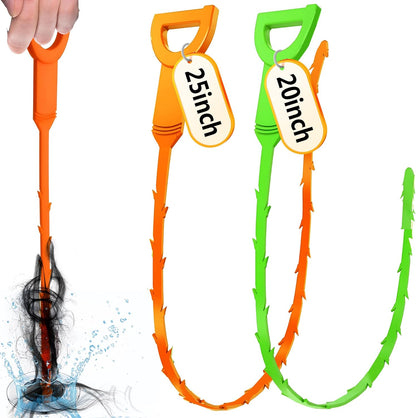 Drain_Snake,_Drain_Clog_Remover,Hair_snake_Tool_Opener,_sink_snake_for_Sewer_Kitchen_Sink_Bathroom_Tub_Toilet_Clogged_Drains_Relief_Cleaning_Tool(1pc_25_Inch_+1pc_20inch)