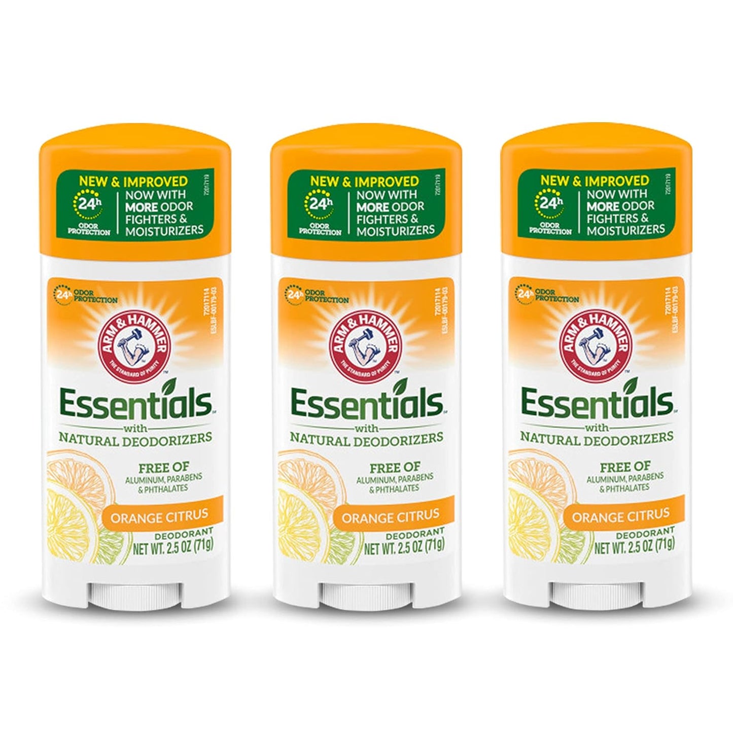 ARM_&_HAMMER_Essentials_Deodorant-_Orange_Citrus-_Solid_Oval_-_Made_with_Natural_Deodorizers-_Free_From_Aluminum,_Parabens_&_Phthalates,_2.5_oz_(Pack_of_3)