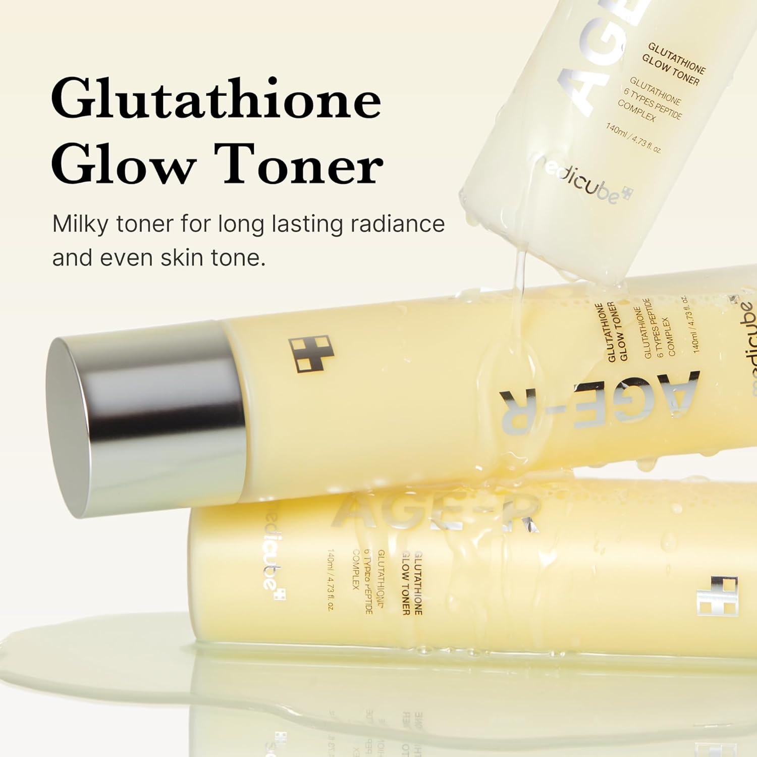 medicube_Age-R_Glutathione_Glow_Milky_Toner,_Low-Irritation_Double_Layer_Toner_for_Glass_Glow_Skin_with_Peptide,_Even_Skin_Tone,_Radiance,_Hydration,_Korean_Skincare