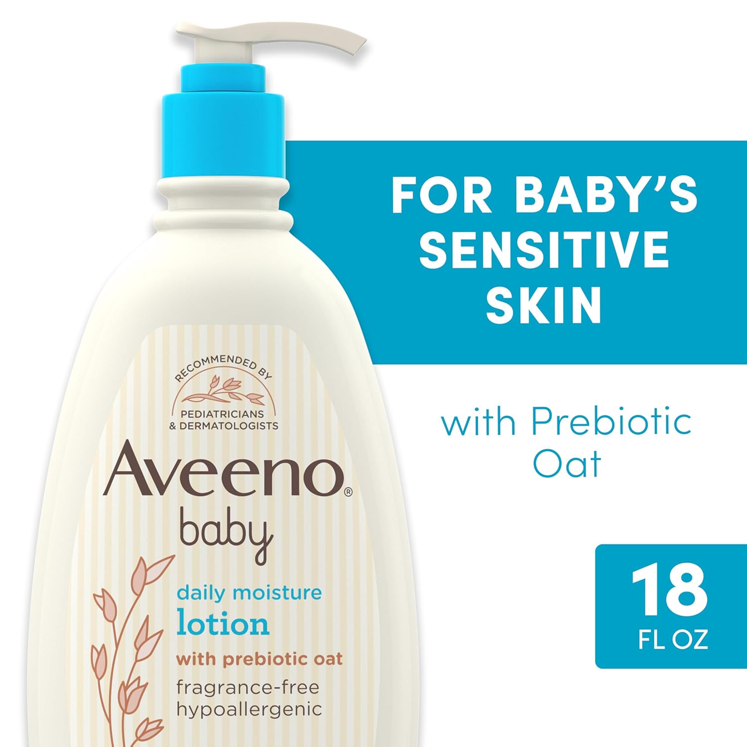 Aveeno_Baby_Daily_Moisture_Body_Lotion_for_Sensitive_Skin,_Hypoallergenic_Moisturizing_Baby_Lotion_with_Nourishing_Oatmeal_to_Deeply_Moisturize_Baby's_Skin,_Fragrance-Free,_18_fl._oz