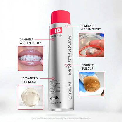 Hismile_iD_Stain_Whitening_Mouthwash,_Gunk_Removing_Mouthwash_for_Fresh_Breath,_Hydrogen_Peroxide_Mouthwash_to_Promote_Whiter_Teeth,_Peroxide_Rinse_with_Essential_Oils_237ml