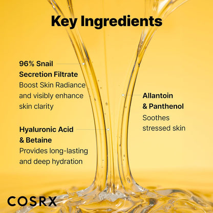 COSRX_Snail_Mucin_Repairing_Serum_100ml,_Hydrating_Serum_for_Face_with_Snail_Secretion_Filtrate_for_Dull_Skin_&_Fine_Lines,_Korean_Skin_Care