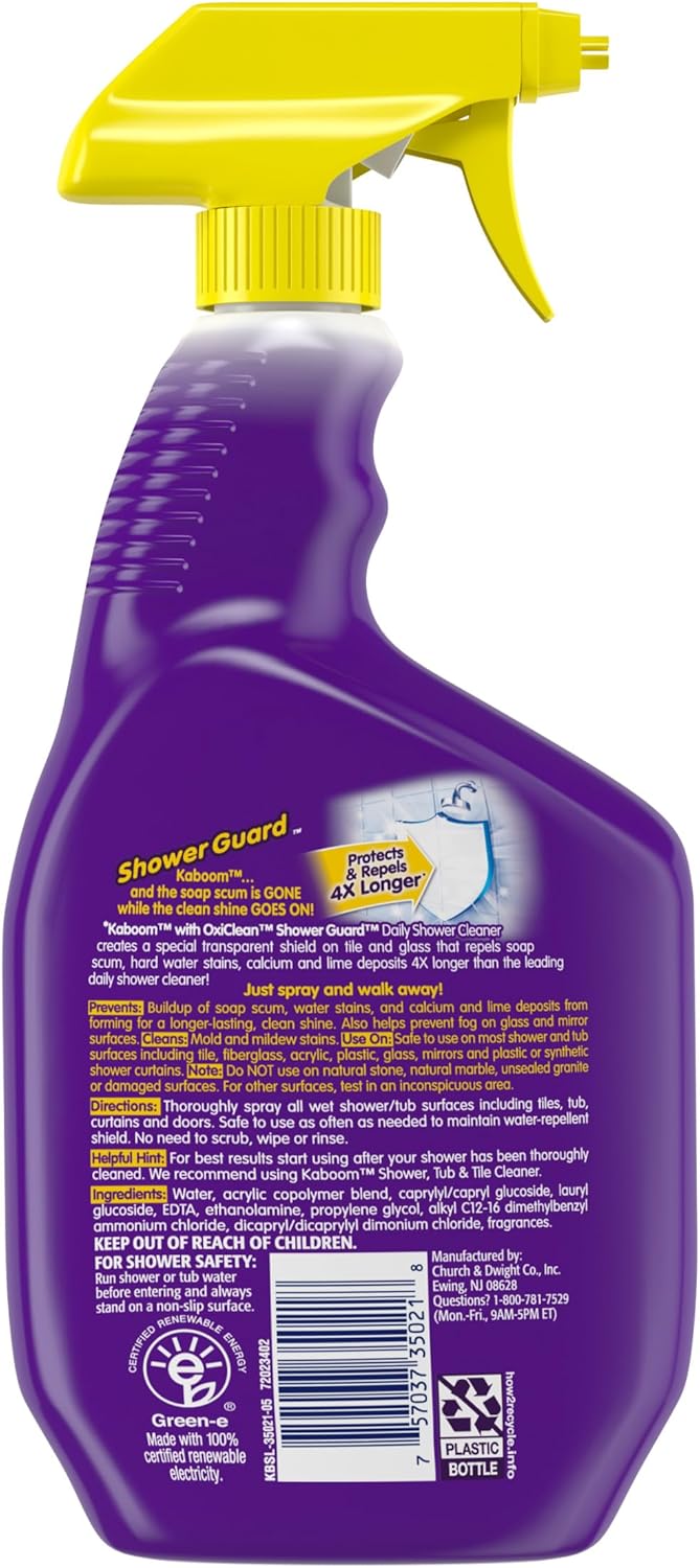 OxiClean_Shower_Guard_Daily_Shower_Cleaner,_30 oz.,_Protects_&_Repels_Stains