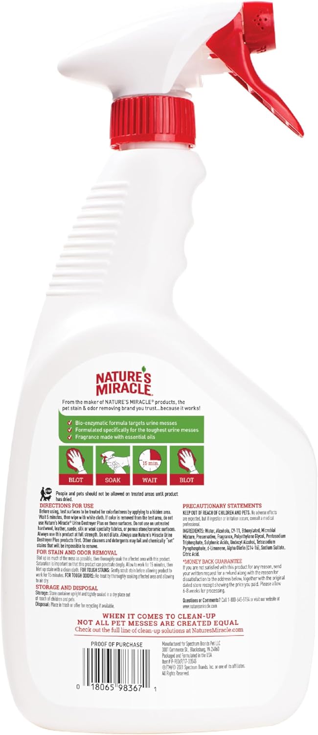Nature’s_Miracle_Urine_Destroyer_Plus_for_Cats,_Enzymatic_Formula,_Ready-to-Use,_32_oz