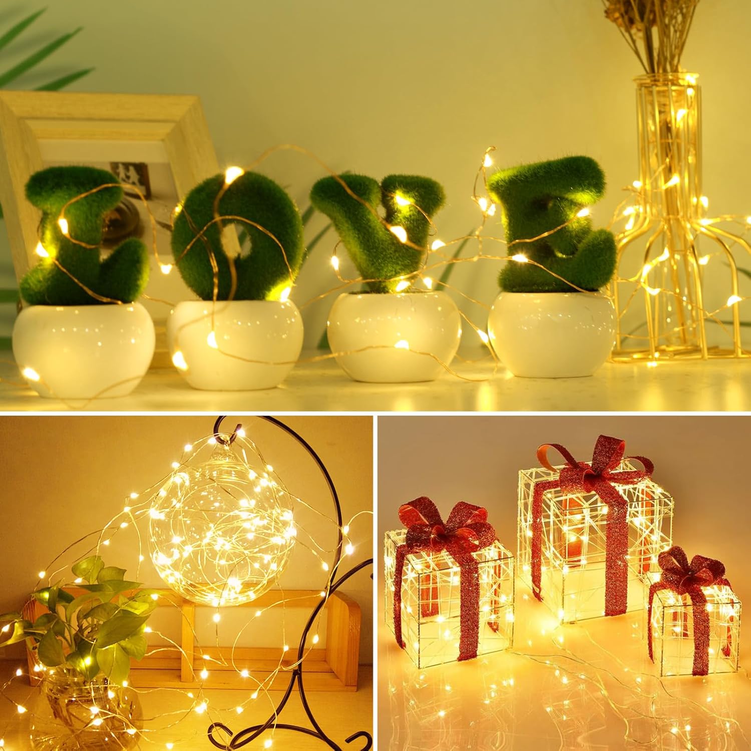 kolpop_12_Pack_LED_Fairy_Lights_Battery_Operated_with_3_Modes,_Mini_Twinkle_String_Lights_Battery_Powered_Waterproof_for_Christmas_Mason_Jars_Party