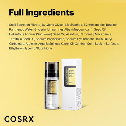 COSRX_Snail_Mucin_74%_+_Niacinamide_5%_Dual_Essence,_Anti_Aging_Face_Serum_for_Dull_Skin,_Sensitive_Skin,_Korean_Skin_Care,_2.70_fl.oz_/_80ml