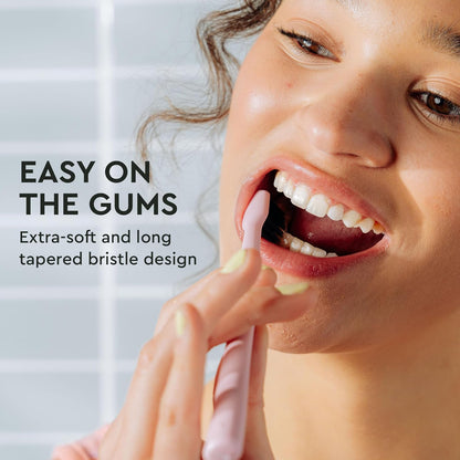 Boka_Classic_Manual_Toothbrush_with_Extra_Soft_Activated-Charcoal,_Tapered_Bristles,_Bioplastic_Handle_that_Includes_Travel_Cap,_Dentist-Approved,_Great_for_Adults_and_Kids,_Multi_Color_(Pack_of_4)
