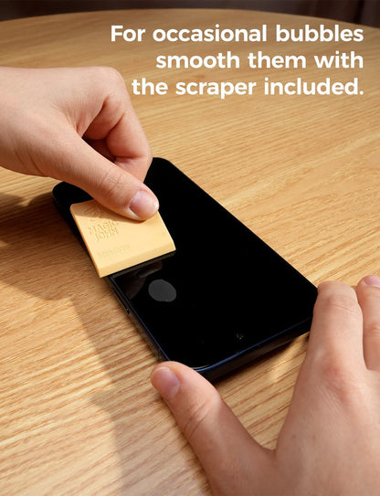 MAGIC_JOHN_2_Pack_for_iPhone_13/14&_iPhone_13_Pro_6.1_inch_Tempered_Glass_Screen_Protector,_Auto_Dust-Elimination,_Bubble_Free,_HD_Clear,_Easy_Installation