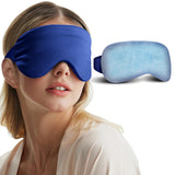 Cooling Eye Mask for Puffy Eyes: Fsa Eligible Items Hsa, Migraines Headache Fast Relief After Surgery Care Cold Compress, Reusable Face Ice Pack Gel for Dark Circles, Gentle Weighted Sleep Mask