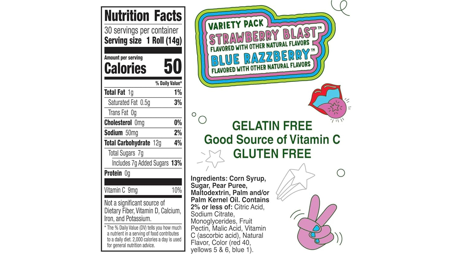 Fruit_Roll-Ups_Fruit_Flavored_Snacks,_Halloween_Treats,_Strawberry_Blast_and_Blue_Razzberry,_Family_Pack,_30_Ct,_15_oz