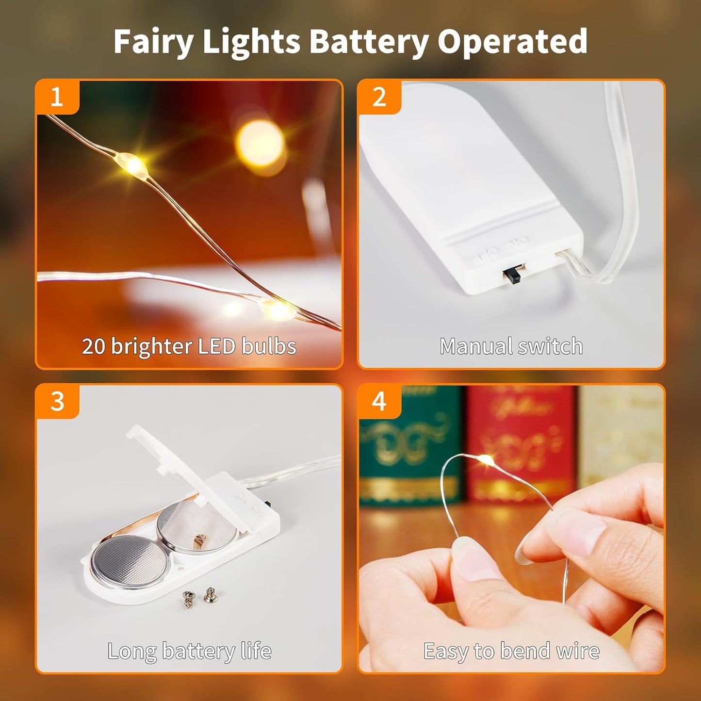 TingMiao_6_Pack_Fairy_Lights_Battery_Operated_7.2_ft_20_LED_Mini_String_Lights_Waterproof_Silvery_Copper_Wire_Firefly_Starry_Lights_for_Wedding_Bedroom_Party_Christmas_Decor(Warm_White)
