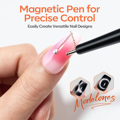 modelones_Cat_Eye_Magnet_Set,_Heart_French_Cateye_Gel_Polish_Nail_Tools_Kit_Dual-Head_3_IN_One_Magnets_Pen_Heart_Round_Square_Flower_Glassy_Moon_Multi_Effect_Nail_Art_Designs_Home_DIY_Salon_Use
