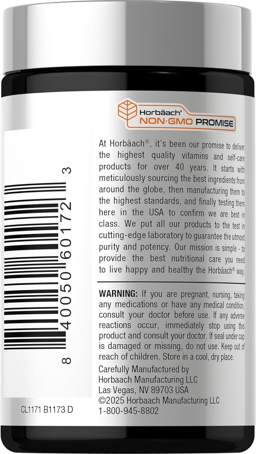 Horbäach_B12_Vitamin_5000_mcg_|_120_Fast_Dissolve_Tablets_|_Sublingual_Methylcobalamin_|_Vegan,_Non-GMO_&_Gluten_Free_Supplement