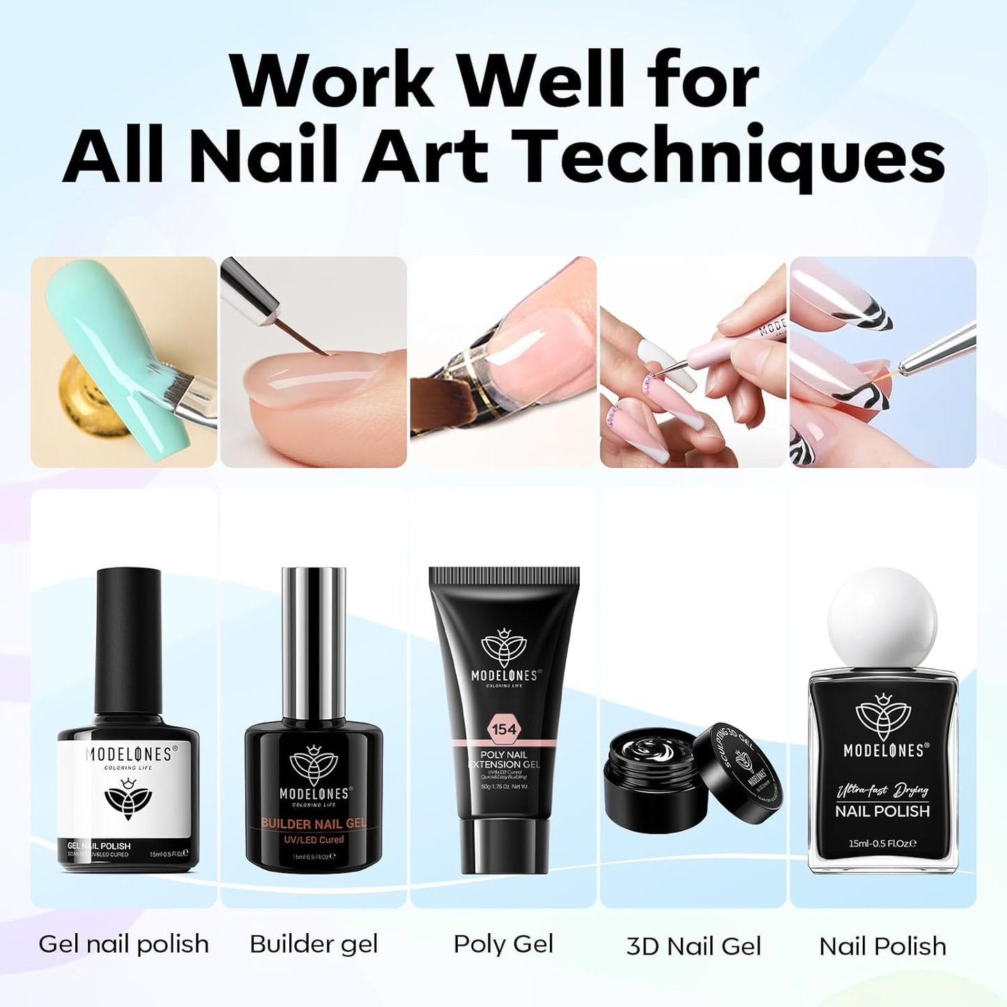 Modelones_Nail_Art_Brushes_Set,_Nail_Brush_kit_Gel_Polish,_Extension_Gel,_Liner,_Clean_up,_Carving,_Apex_Building,_Dotting_Pens_Professional_Tools_for_Drawing_Painting_3D_Design_Salon_&_DIY_Use