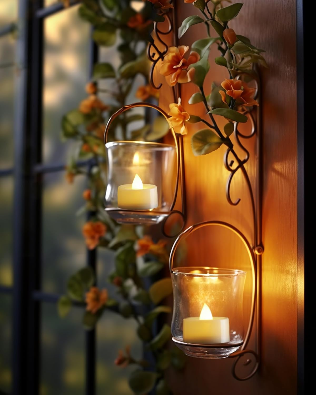 Homemory_12pcs_Flameless_LED_Tea_Lights_with_Remote_&_Timer,_400+Hours_Realistic_Flickering_Battery_Candles_for_Seasonal,_Tabletop,_and_Centerpieces_Decor