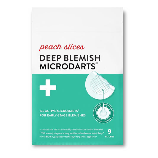 Peach_Slices_-_Deep_Blemish_Microdarts_(9_ct)_-_Early_Stage_Pimple_Patches_for_Face_-_Salicylic_Acid,_Niacinamide,_Hyaluronic_Acid,_Tea_Tree_Oil_&_Cica_-_Vegan,_Cruelty_Free,_Korean_Skin_Care_&_Beauty_|_Salicylic_Acid