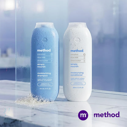 Method_Moisturizing_Shampoo,_Simply_Nourish_-_Hydrates_and_Revives_Dry_Hair,_Safe_for_Color-Treated_Hair_–_Sulfate_Free_and_Cruelty_Free_-_14_oz