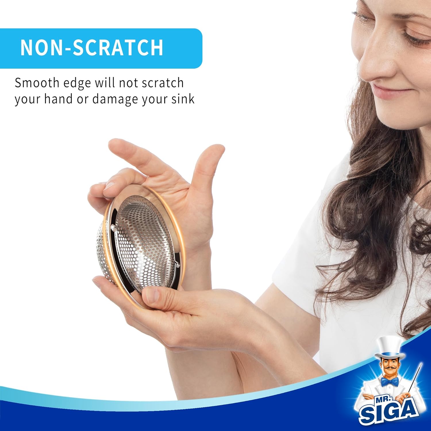 MR.SIGA_Kitchen_Sink_Strainer,_Stainless_Steel_Sink_Drain_Strainer,_Dishwasher_Safe,_2_Pack